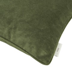 cushion cosmos olive self piped edge 43 detail