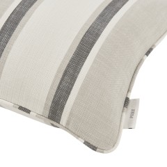 cushion edo charcoal self piped edge detail