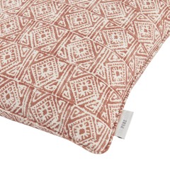 cushion ellora cinammon self piped edge detail