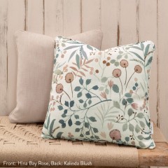 Hina Bay Rose  Printed Cotton Cushion 43cm x 43cm