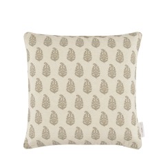 Indira Stone Printed Cotton Cushion 43cm x 43cm