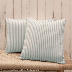 Jovita Mineral Woven Cushion 43cm x 43cm