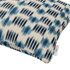 Patola Indigo Printed Cotton Cushion 43cm x 43cm