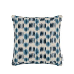 Patola Indigo Printed Cotton Cushion 43cm x 43cm