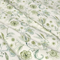 Fabric Anushka Celadon Print Wave