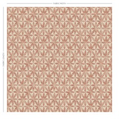 Bandhani Rust Printed Cotton Fabric