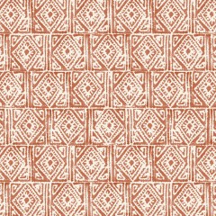 Ellora Cinnamon Printed Cotton Fabric