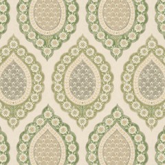 Fabric Indienne Fennel Print Flat