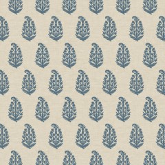 fabric indira indigo print flat