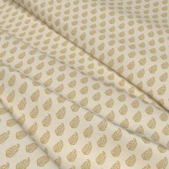 Fabric Indira Ochre Print Wave