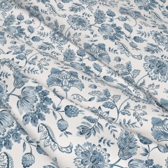 Fabric Kamila Indigo Print Wave