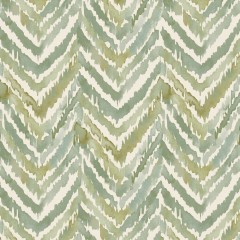 Kelim Celadon Printed Cotton Fabric