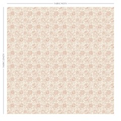 Lotus Bay Rose Printed Cotton Fabric