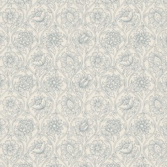 fabric lotus sky print flat