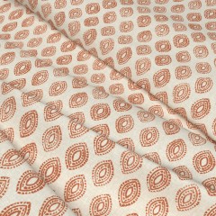 Fabric Marra Persimmon Print Wave