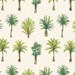 Oasis Alabaster Printed Cotton Fabric