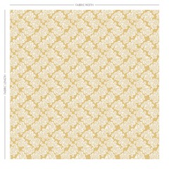 Odila Honey Printed Cotton Fabric