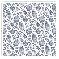 Palais Indigo Printed Cotton Fabric