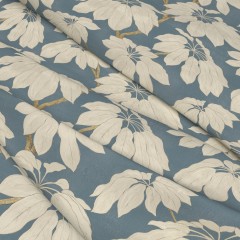 Fabric Pondicherry Denim Print Wave