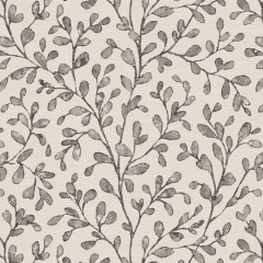 Fabric Taree Charcoal Print Flat