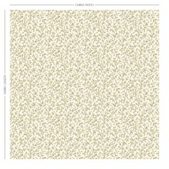 Taree Moss Printed Cotton Fabric