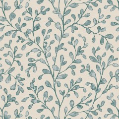 Fabric Taree Teal Print Flat