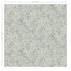 Toubkal Mineral Printed Cotton Fabric