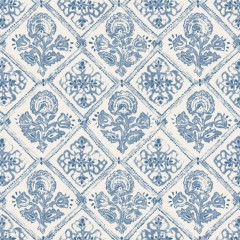 Fabric Watika Delft Print Flat