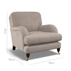 furniture bliss chair cosmos clay plain dimension