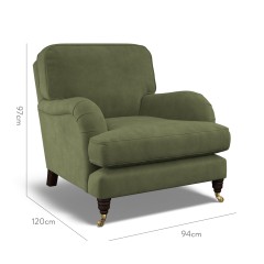 furniture bliss chair cosmos olive plain dimension