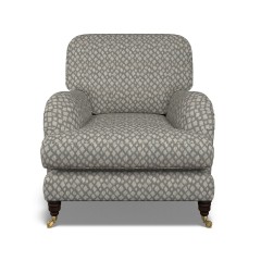 furniture bliss chair nia charcoal weave front