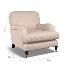 furniture bliss chair sabra blush weave dimension