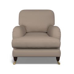 furniture bliss chair shani taupe plain front