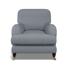 furniture bliss chair zuri denim plain front