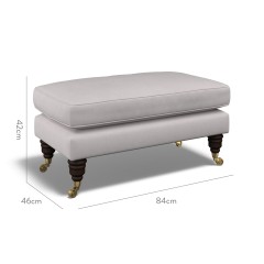 furniture bliss footstool cosmos dove plain dimension