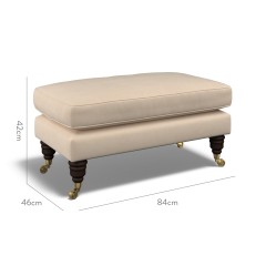 furniture bliss footstool cosmos linen plain dimension