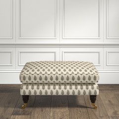 furniture bliss footstool indira charcoal print lifestyle