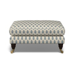 Bliss Footstool Indira Indigo