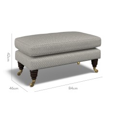 furniture bliss footstool jina slate weave dimension