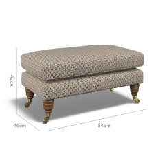 furniture bliss footstool nala ochre weave dimension