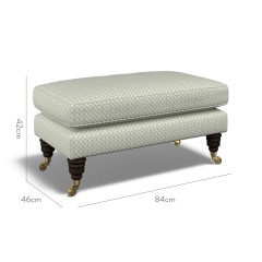 furniture bliss footstool sabra sage weave dimension