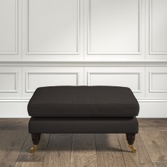 furniture bliss footstool shani charcoal plain lifestyle