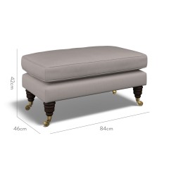 furniture bliss footstool shani flint plain dimension