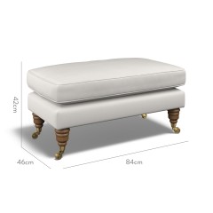 furniture bliss footstool zuri alabaster plain dimension