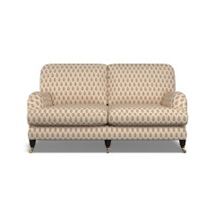 furniture bliss medium sofa indira rust print front