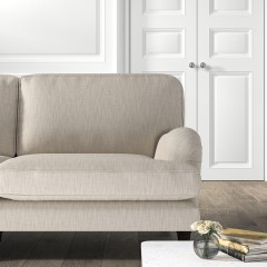 furniture bliss medium sofa kalinda stone plain lifestyle