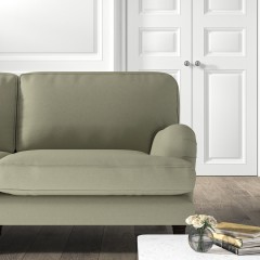 furniture bliss medium sofa shani sage plain lifestyle