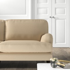 furniture bliss medium sofa shani sand plain lifestyle