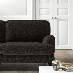 furniture bliss medium sofa yana charcoal weave lifestyle