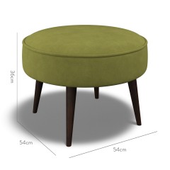 furniture brancaster footstool cosmos moss plain dimension